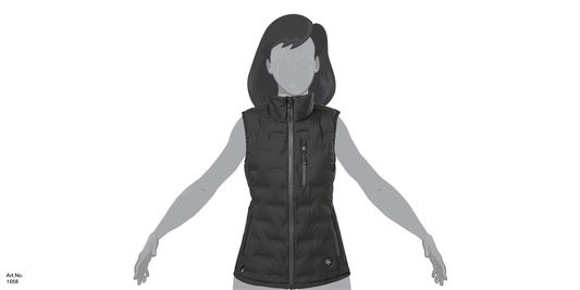 KATLA HEATED PUFFER VEST SIZE CHART