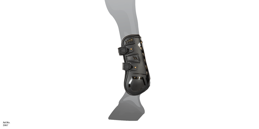 AIRFLOW TENDON BOOTS, FRONT LEG SIZE CHART