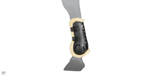 AIRFLOW TENDON FUR BOOTS, FRONT LEG SIZE CHART