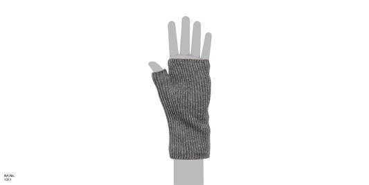 ASH KNITTED WRIST GAITERS SIZE CHART