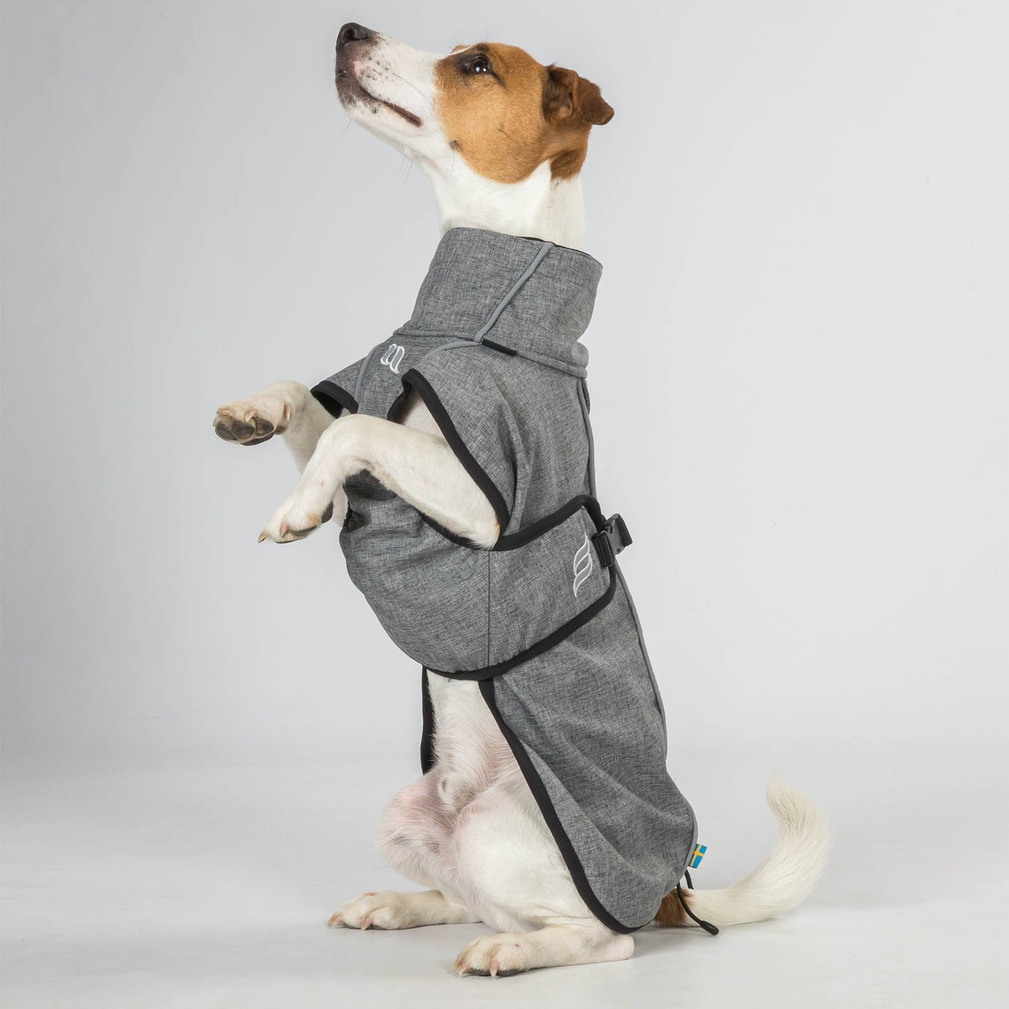 BARK Softshell Dog Coat, High set tail