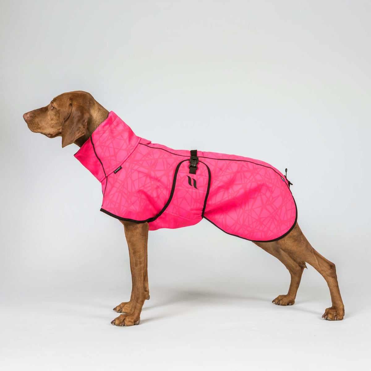 BARK Softshell Dog Coat, High set tail