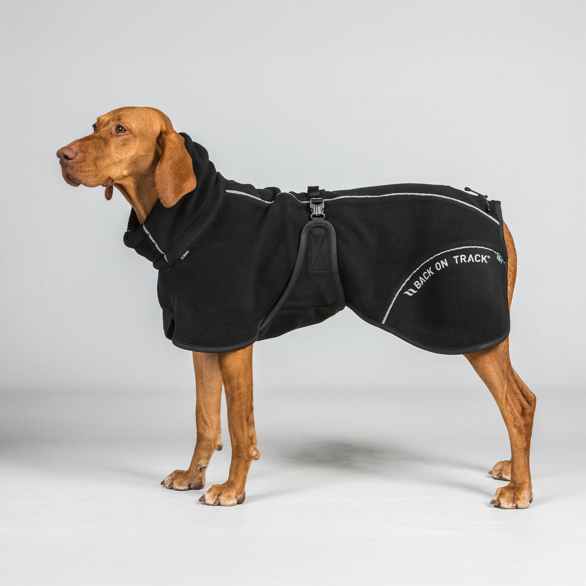 BAY Fleece Dog Coat, High set tail