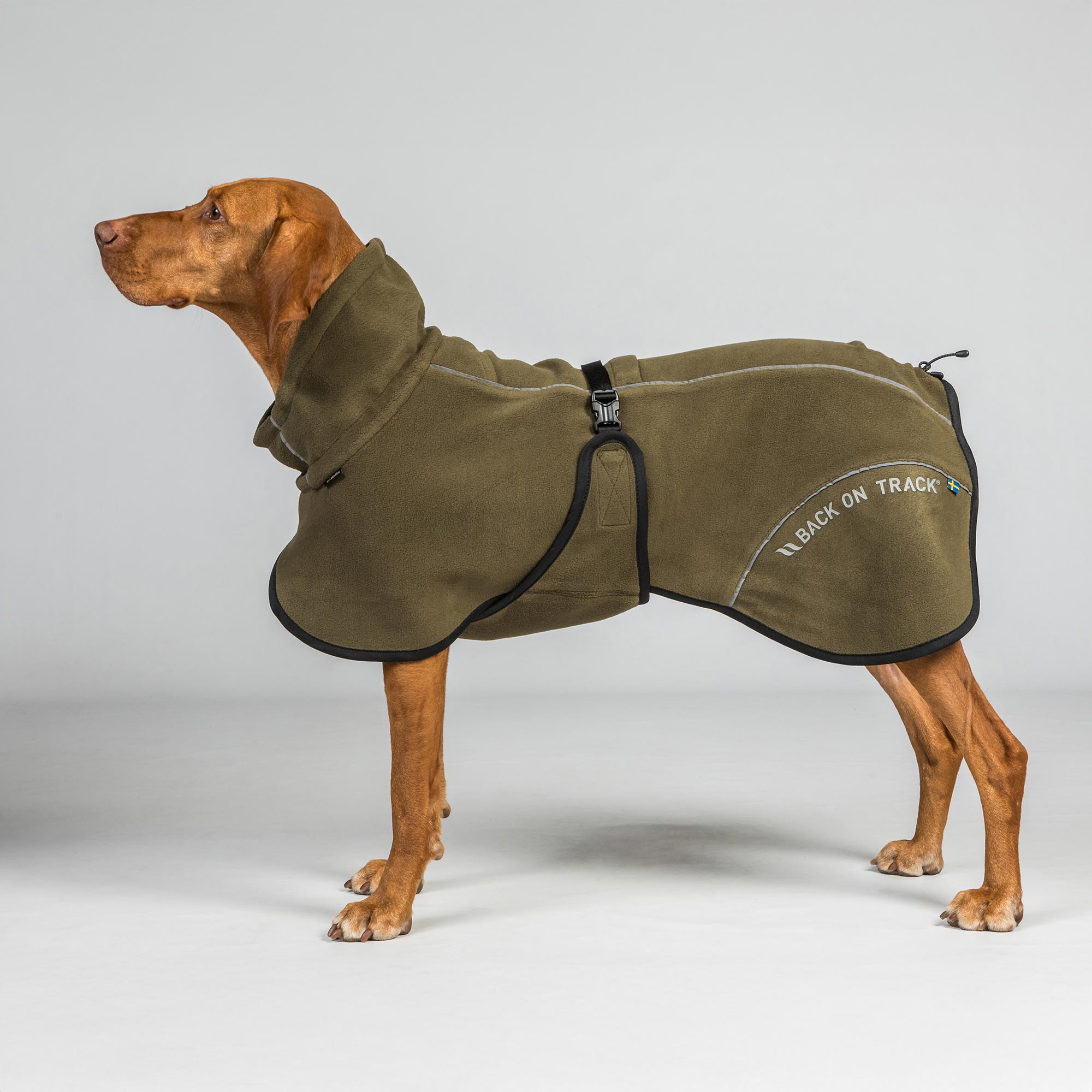 BAY Fleece Dog Coat, High set tail