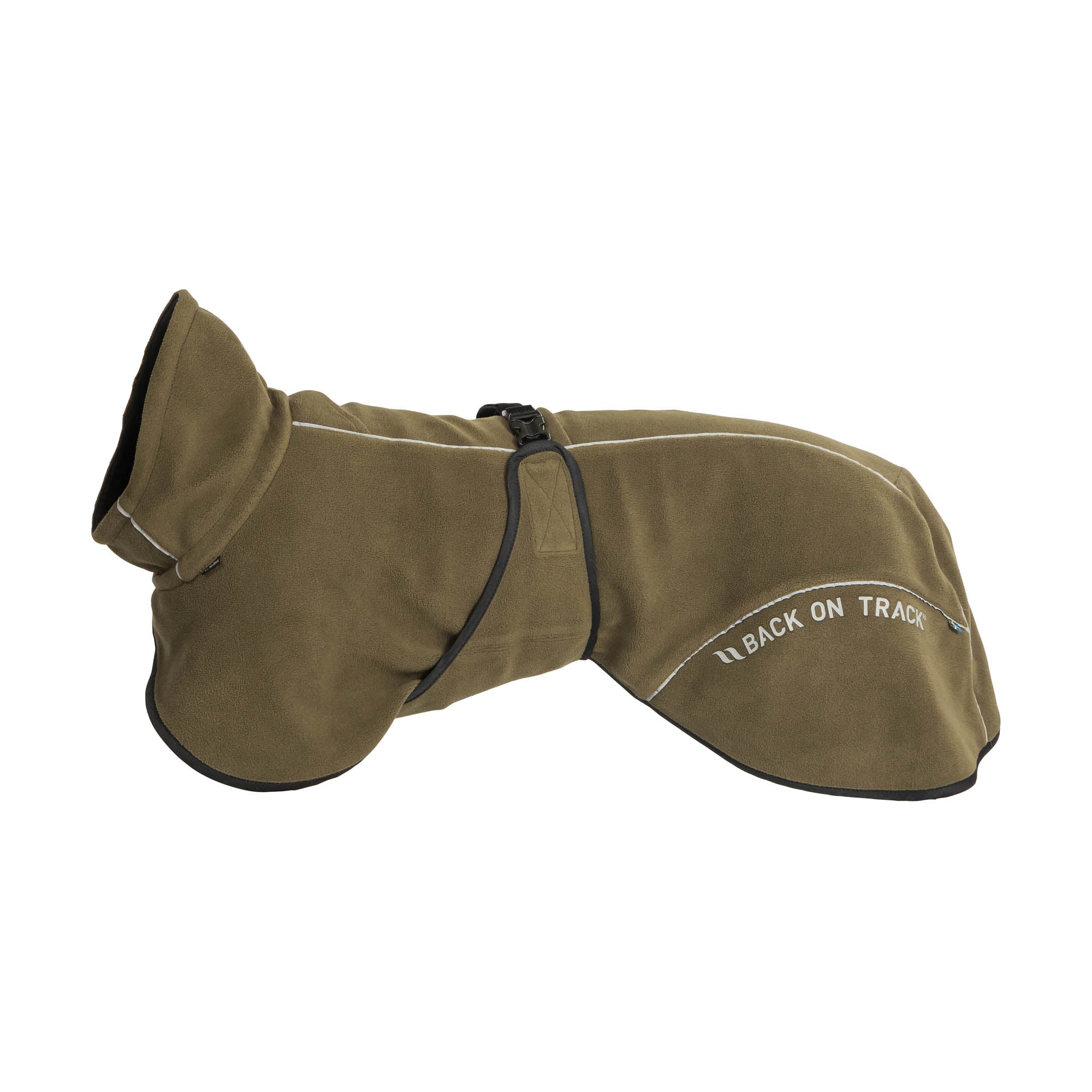 BAY Fleece Dog Coat, Low set tail