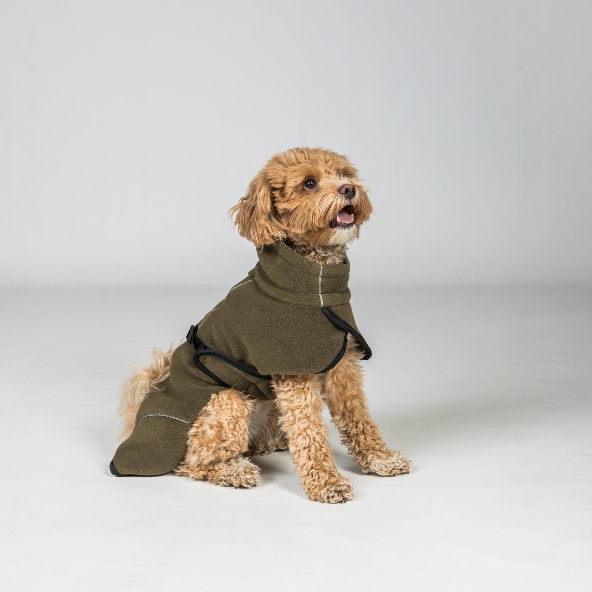 BAY Fleece Dog Coat, High set tail