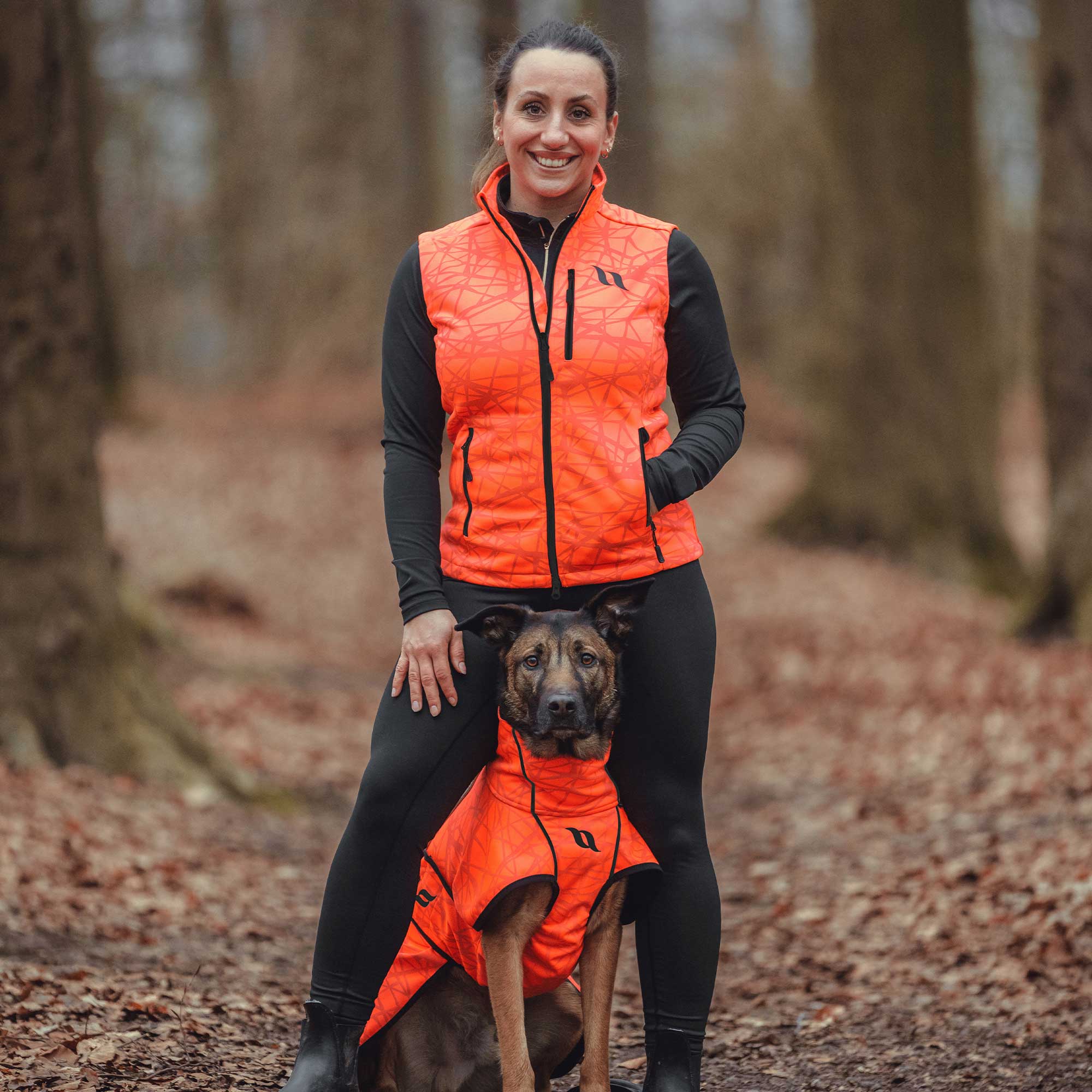 "Bark" High Visibility All-Round Coat - Orange