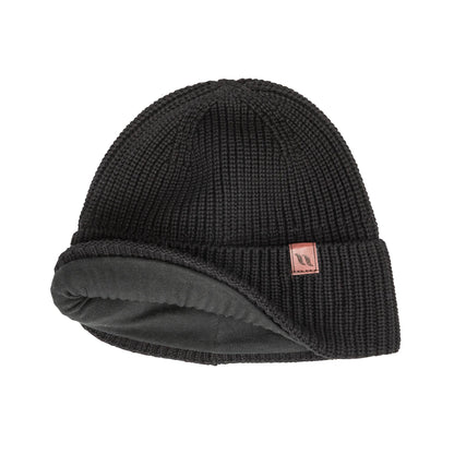 "Mason" Katoenen Beanie met Omslag