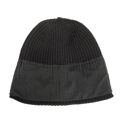 "Mason" Katoenen Beanie met Omslag
