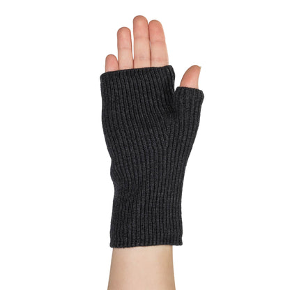 "Ash" Knitted Fingerless Mittens
