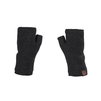 "Ash" Knitted Fingerless Mittens