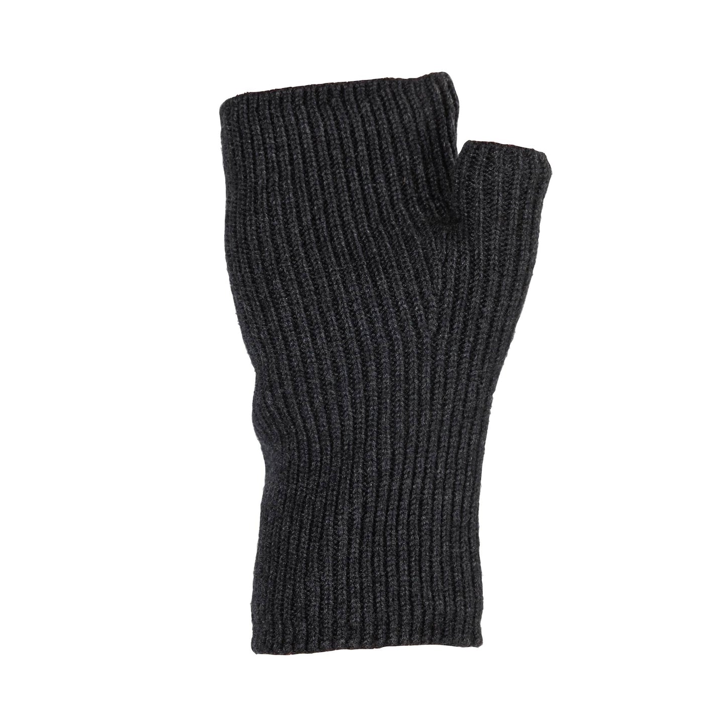 "Ash" Knitted Fingerless Mittens
