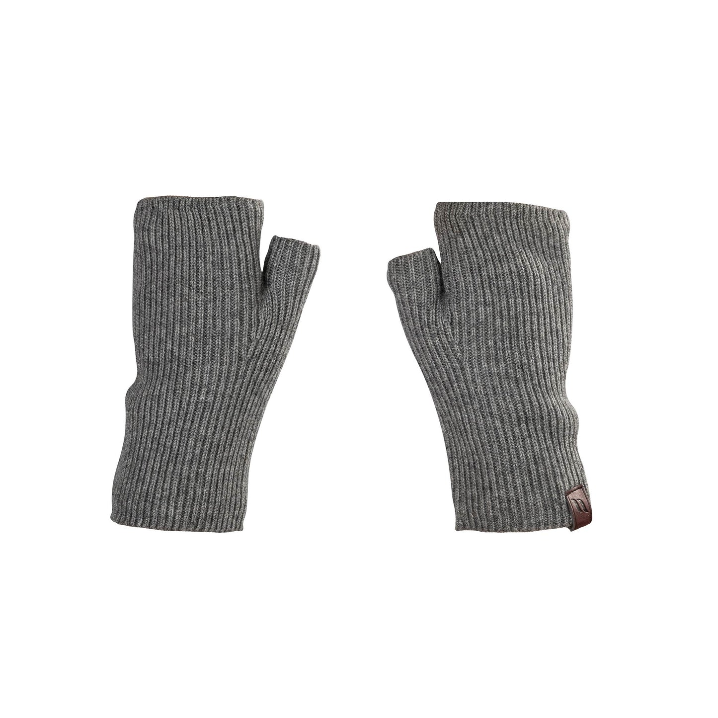 "Ash" Knitted Fingerless Mittens