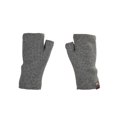 "Ash" Knitted Fingerless Mittens