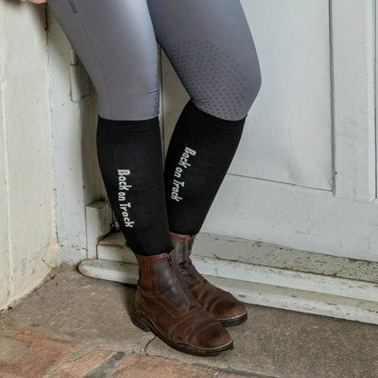 "Noah" Knee-High Socks with Wide Calf