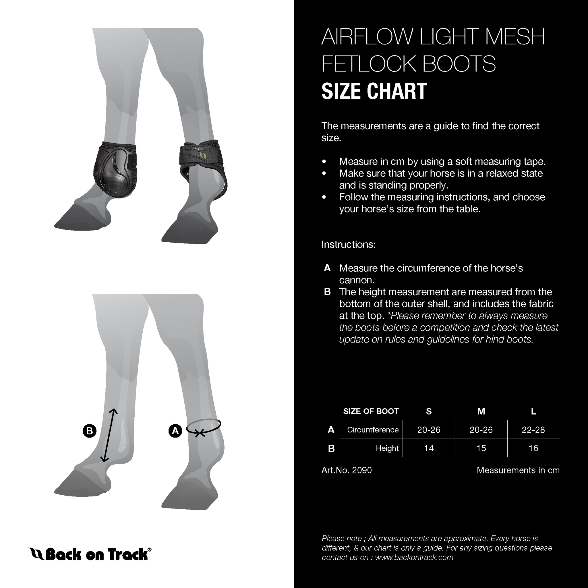 "AirFlow" Light Mesh Fetlock boots